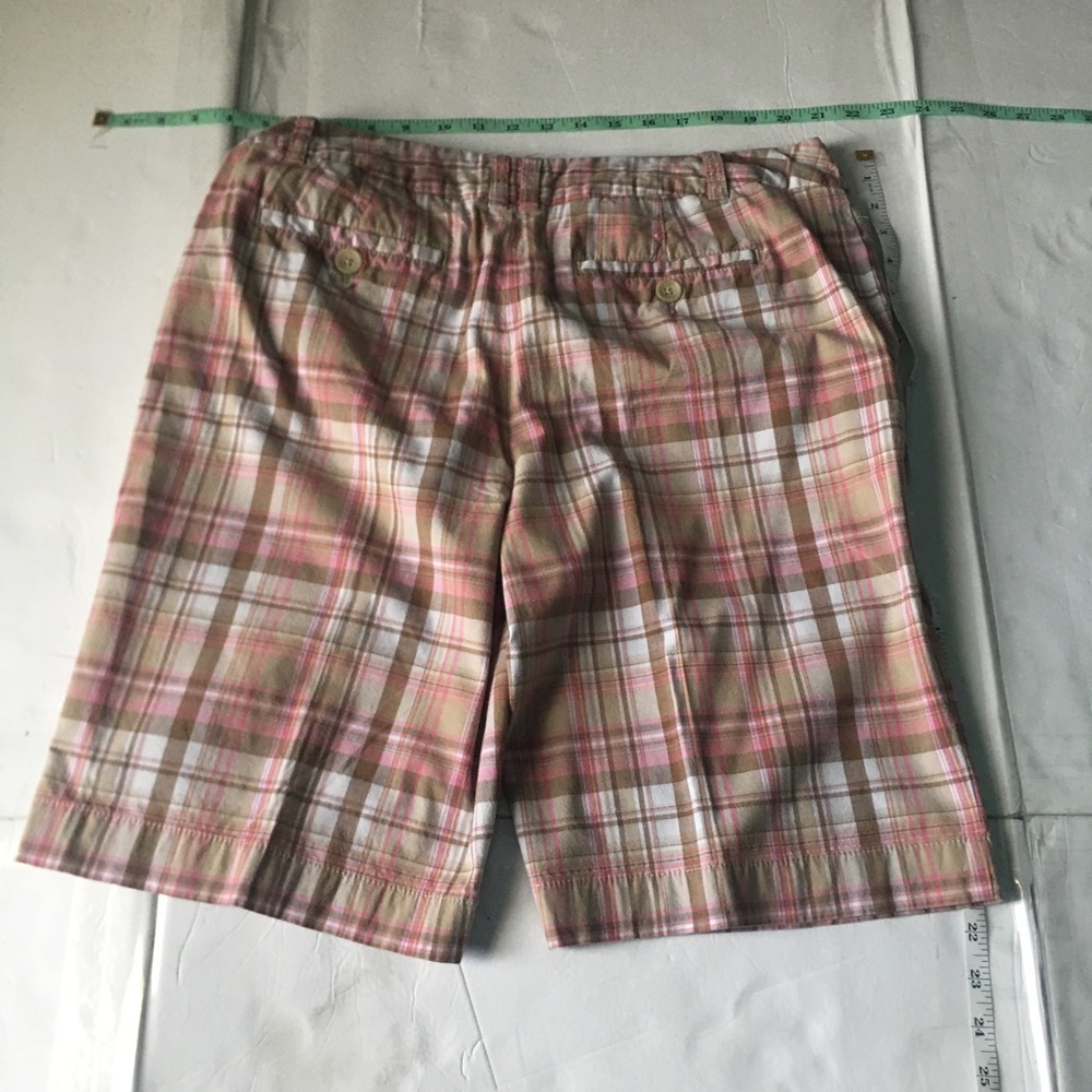 Merona Plaid Bermuda Shorts with Pink